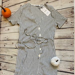 Zara Button Front Dress